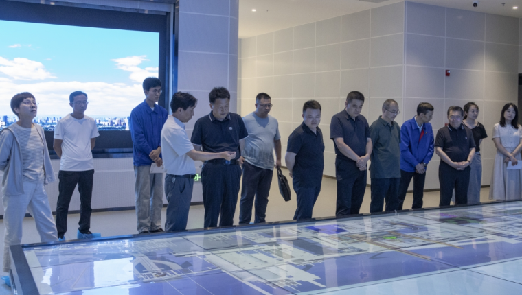 白银市委常委、、市纪委书记董兆生一行到刘化化工公司调研领导工作